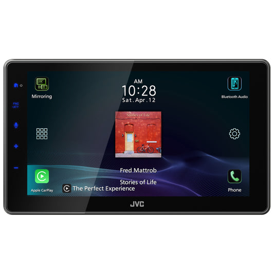 JVC KW-Z900W 9" HD Capacitive Floating Display AV Receiver Wireless CarPlay and Android Auto