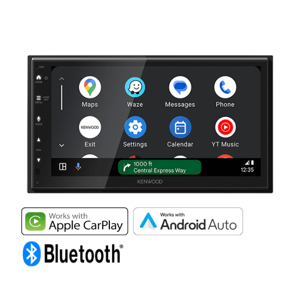 Kenwood Digital Multimedia Receiver with 6.8″ Display