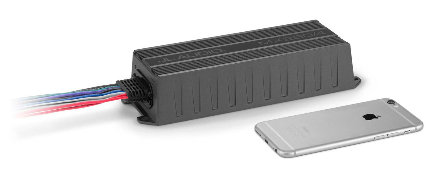 4 Ch. Class D Full-Range Amplifier, 280 W