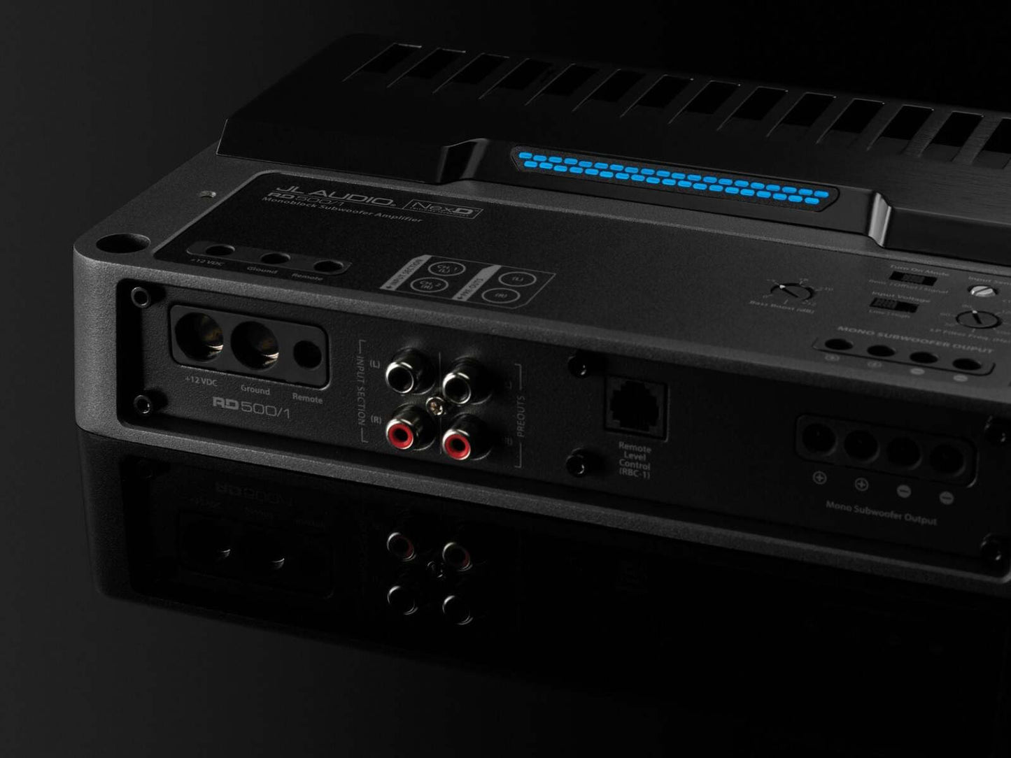 Monoblock Class D Subwoofer Amplifier, 500 W
