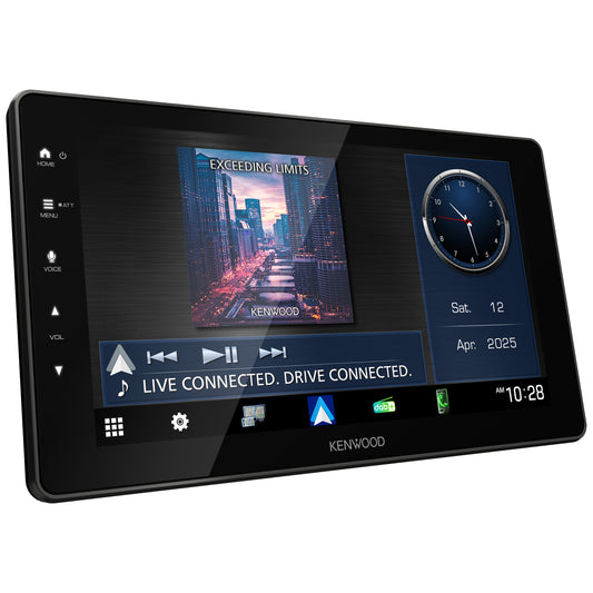 Kenwood DMX7509XDS 9" HD Capacitive Floating Display AV Receiver Wireless CarPlay and Android Auto