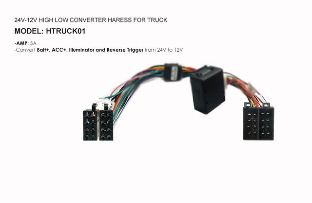 Truck Head Unit Wiring Harness (Universal)