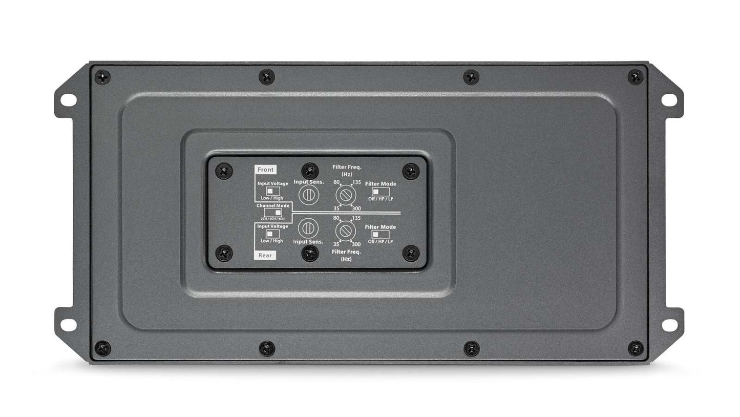 4 Ch. Class D Full-Range Amplifier, 500 W