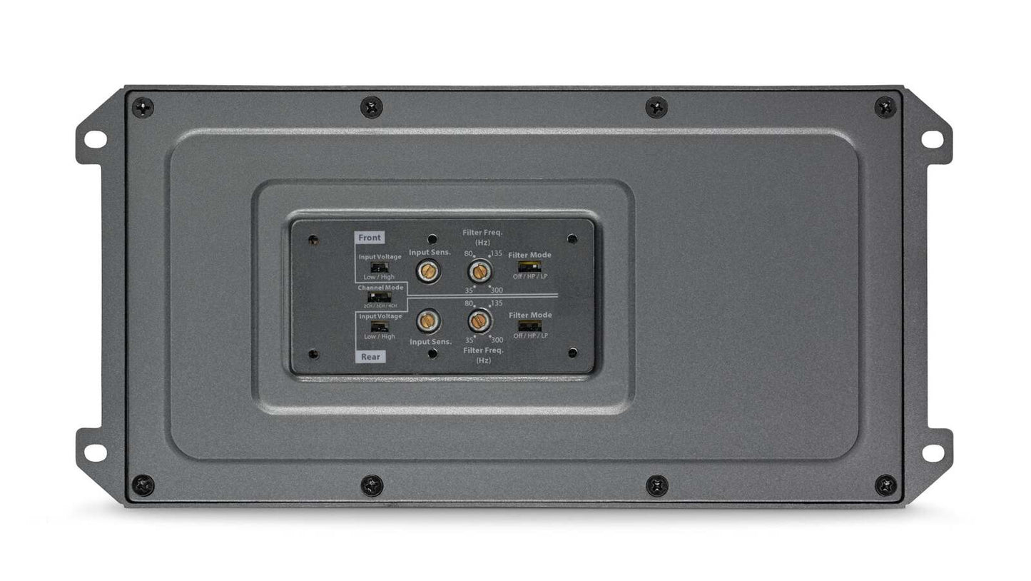 4 Ch. Class D Full-Range Amplifier, 500 W