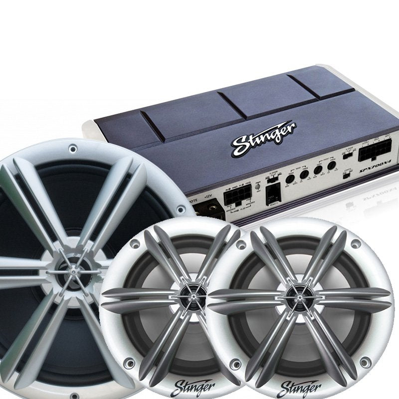 Stinger PowerSports Amp/Subwoofer/Speaker Pack