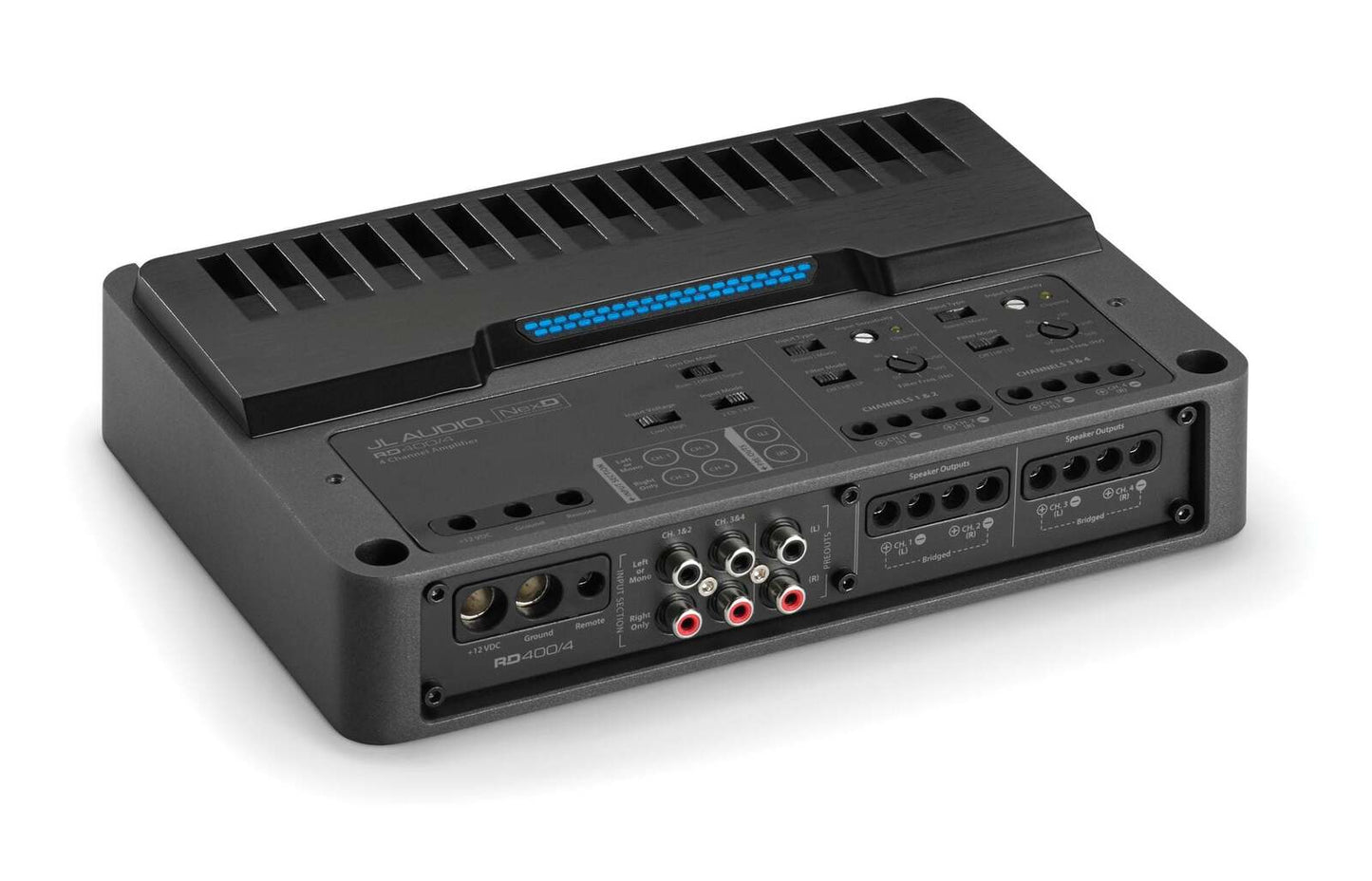 4 Ch. Class D Full-Range Amplifier, 400 W
