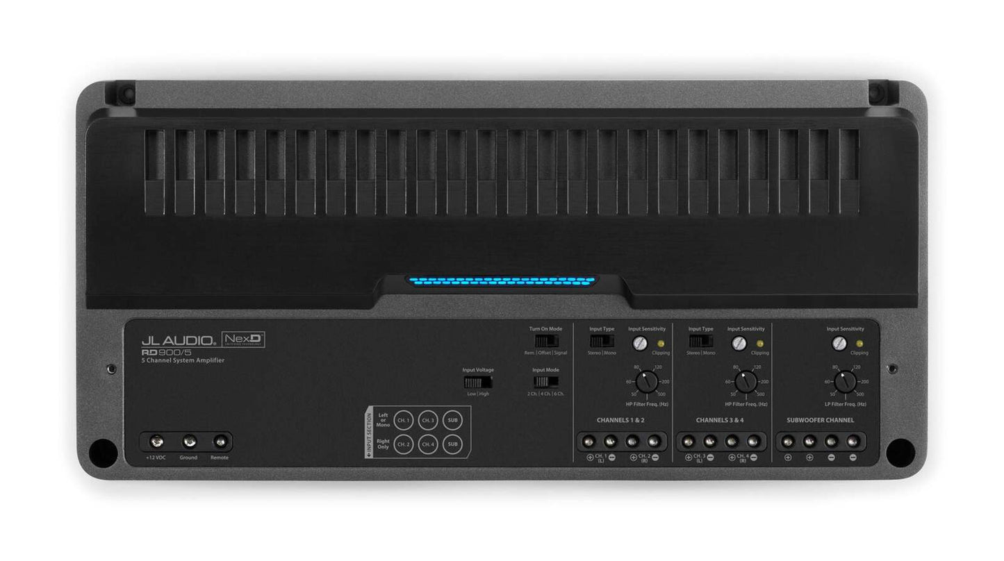 5 Ch. Class D System Amplifier, 900 W