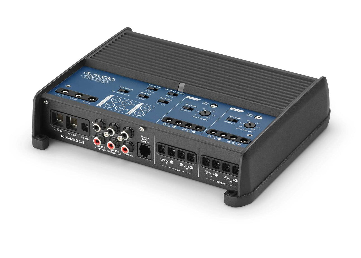 4 Ch. Class D, Full-Range Car/Marine Amplifier, 400 W