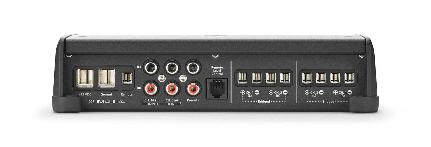 4 Ch. Class D, Full-Range Car/Marine Amplifier, 400 W