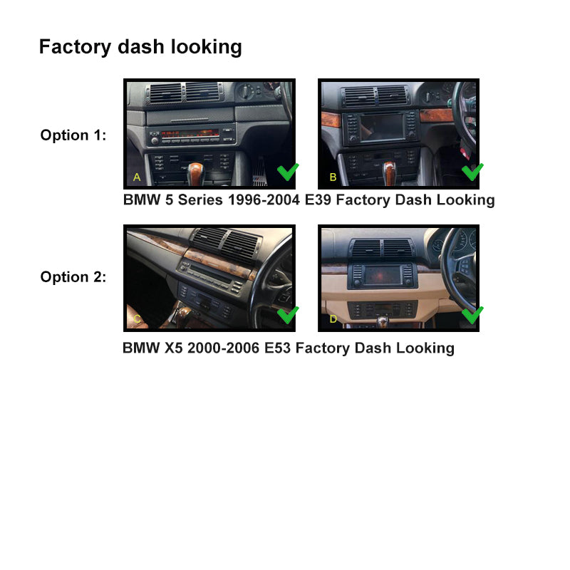 BMW 5 Series 1996-2004 E39X5 2000-2006 E53