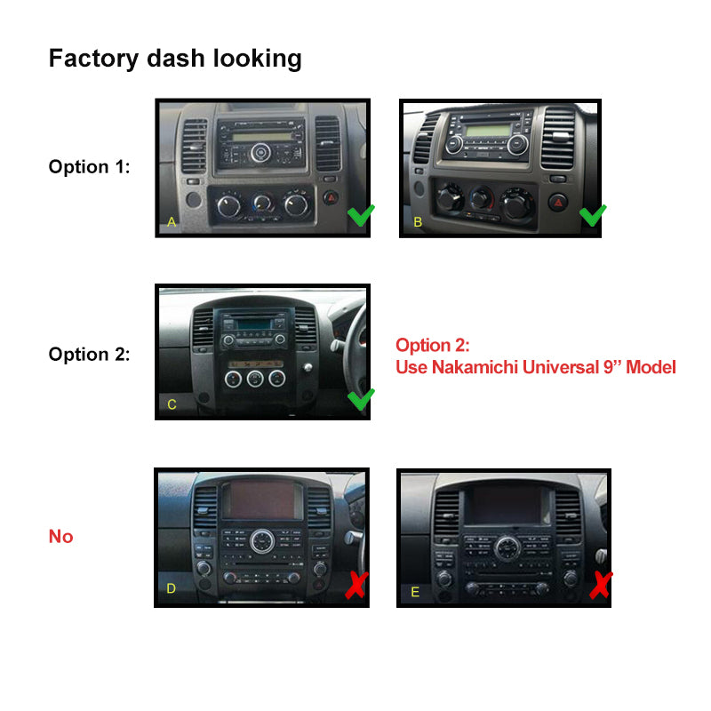 Nissan Navara D40 RX 2007-2015 
ST 2007-2010