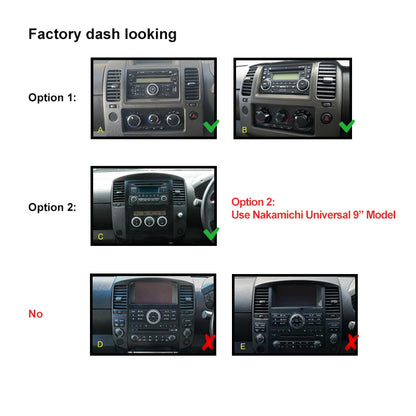 Nissan Navara D40 RX 2007-2015 
ST 2007-2010
